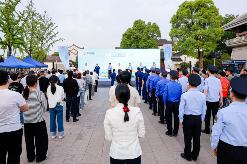 浙江绍兴上虞：结合首届平安浙江文化周开展“反邪同心  平安同行”反邪教宣传月活动376.png